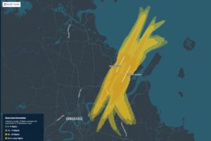 Brisbane flight paths